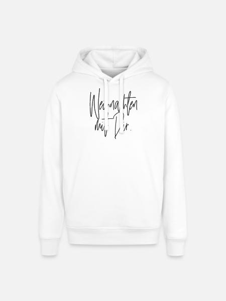 Weihnachten mit Dir Handschrift - Stanley/Stella Unisex Hoodie SOUNDER - Weiß