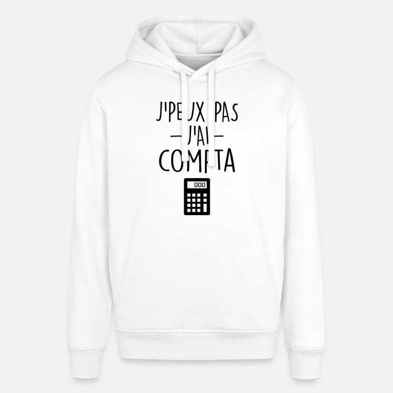 Comptable | Comptabilité | Compter | Chiffre - Sweat à capuche SOUNDER Stanley/Stella Unisexe - blanc