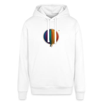 Lovebaloon - Stanley/Stella Unisex Hoodie SOUNDER - Weiß - Vorne - Alina (178cm) & Michal (187cm)