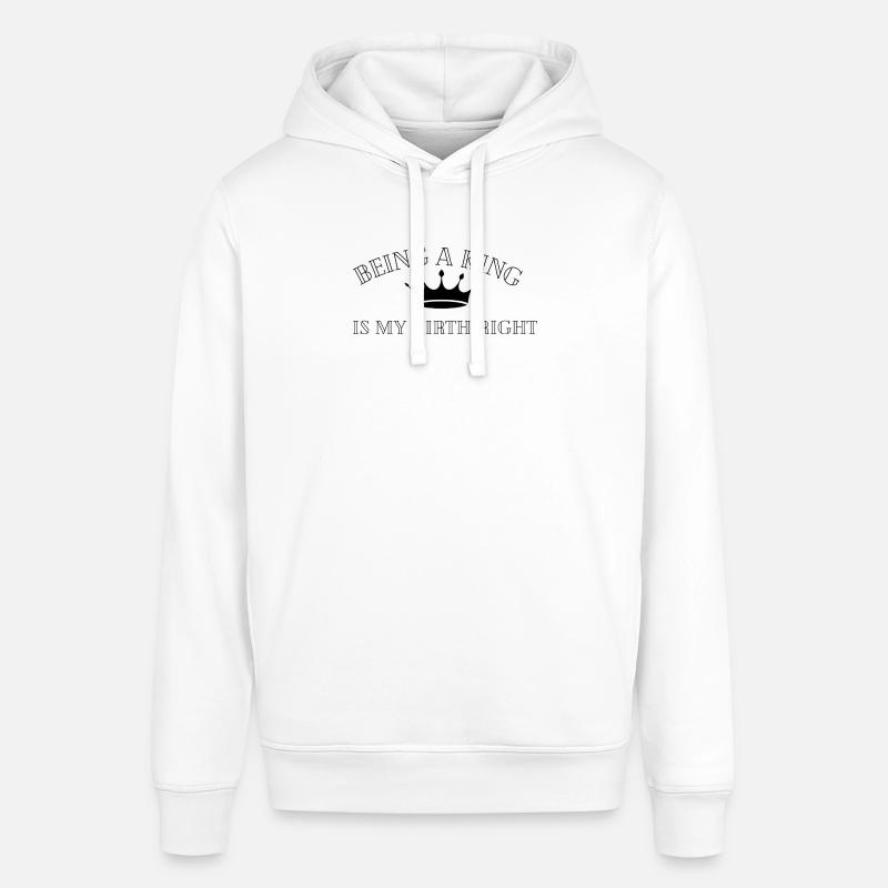 BEING A KING - Sweat à capuche SOUNDER Stanley/Stella Unisexe - blanc