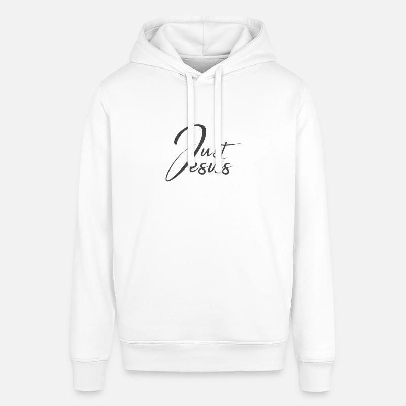 Conception chrétienne Juste Jésus - Sweat à capuche SOUNDER Stanley/Stella Unisexe - blanc
