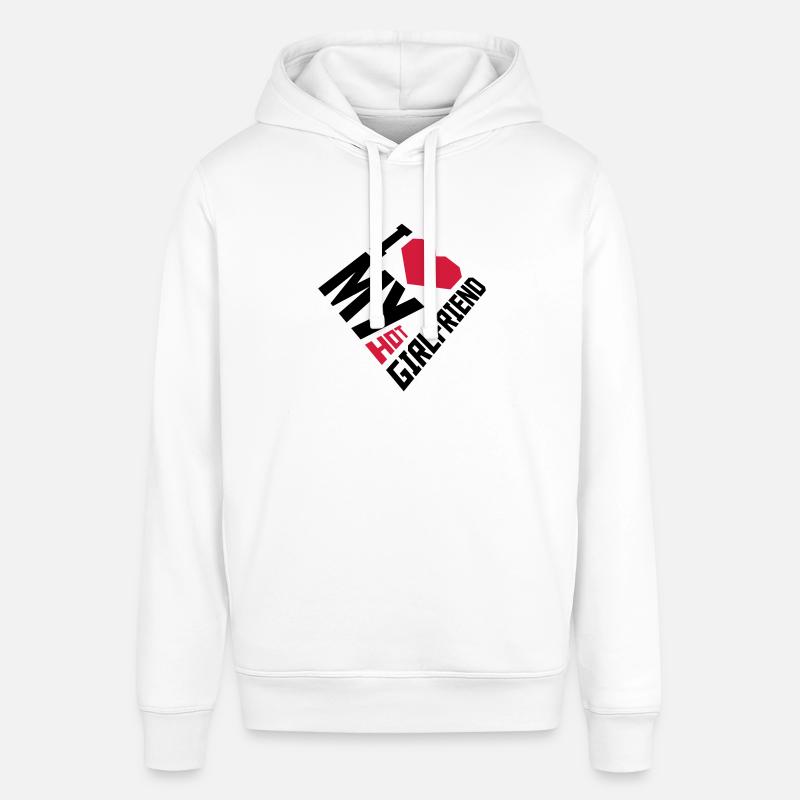J’aime ma petite amie - Sweat à capuche SOUNDER Stanley/Stella Unisexe - blanc