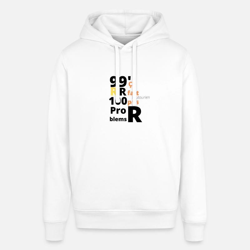 RsansR 99'100problems - Sweat à capuche SOUNDER Stanley/Stella Unisexe - blanc