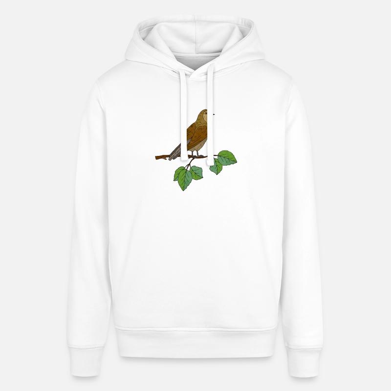 Oiseau - Sweat à capuche SOUNDER Stanley/Stella Unisexe - blanc