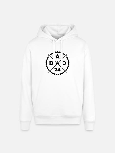 dad 24 - Stanley/Stella SOUNDER Unisex Hoodie - white