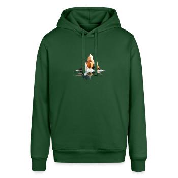 SURREAL - Stanley/Stella SOUNDER Unisex Hoodie - bottle green - Front - Alina (178cm) & Michal (187cm)