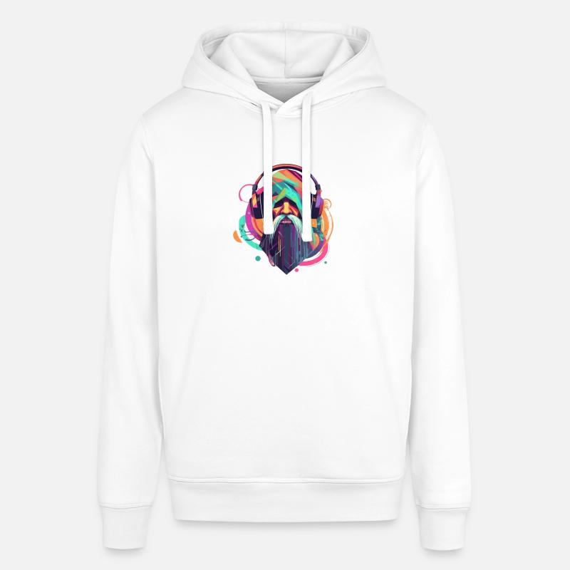Sorcier coloré - Sweat à capuche SOUNDER Stanley/Stella Unisexe - blanc