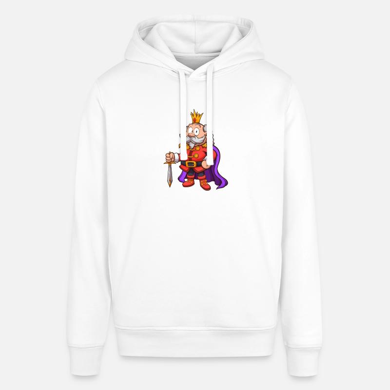 Roi du dessin animé - Sweat à capuche SOUNDER Stanley/Stella Unisexe - blanc