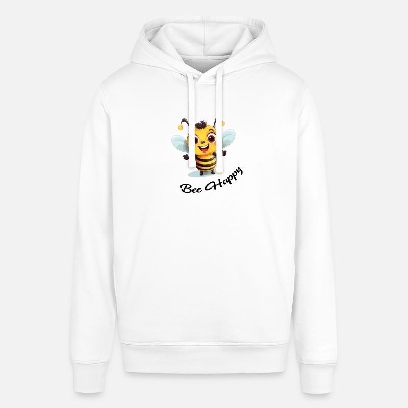 Good Mood Bee - Bee Happy - Sweat à capuche SOUNDER Stanley/Stella Unisexe - blanc