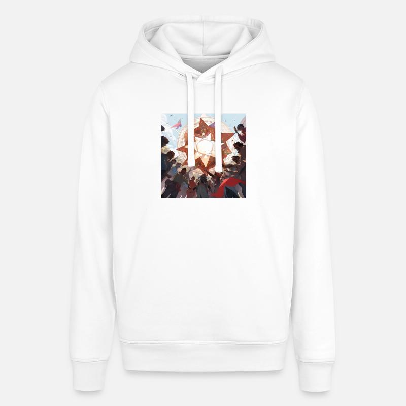 La Célébration du Soleil ☀ - Sweat à capuche SOUNDER Stanley/Stella Unisexe - blanc