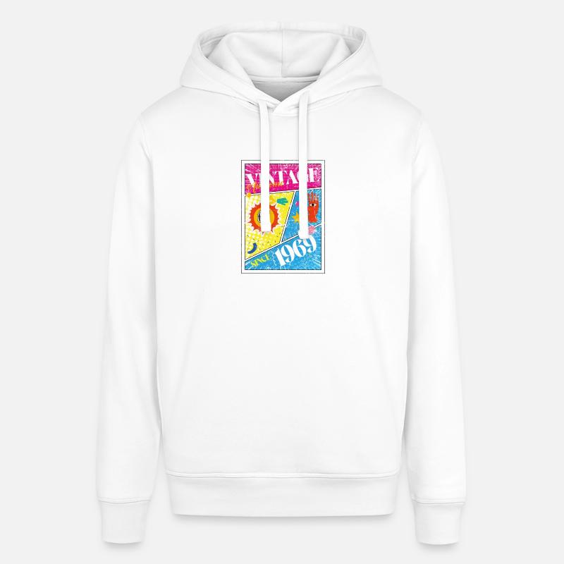 Millésime 1969 - Sweat à capuche SOUNDER Stanley/Stella Unisexe - blanc