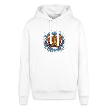 Krebs - Stanley/Stella Unisex Hoodie SOUNDER - Weiß - Vorne - Alina (178cm) & Michal (187cm)