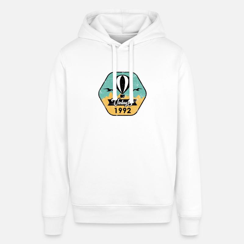 Millésime 1992 - Sweat à capuche SOUNDER Stanley/Stella Unisexe - blanc