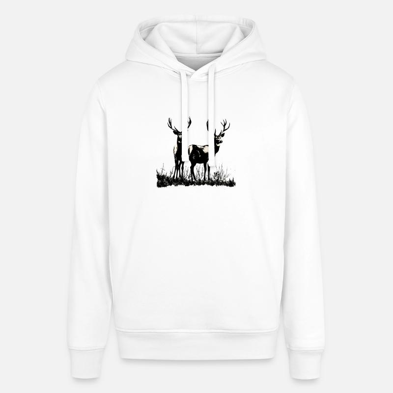 La chasse comme tradition et nécessité - Sweat à capuche SOUNDER Stanley/Stella Unisexe - blanc
