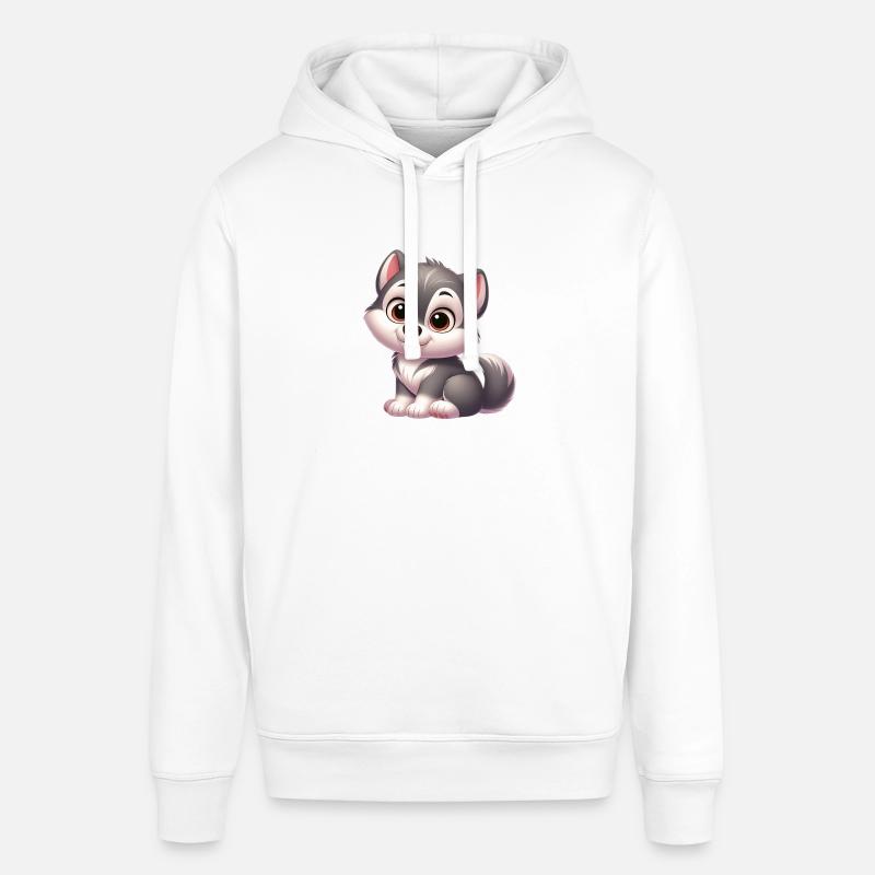 wolf 13 - Sweat à capuche SOUNDER Stanley/Stella Unisexe - blanc