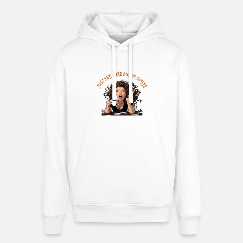 Nur eine weitere Tasse Kaffee - Stanley/Stella Unisex Hoodie SOUNDER - Weiß