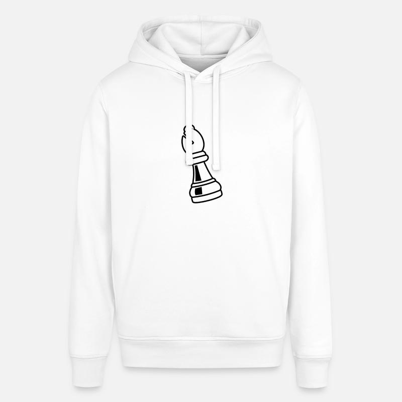 Pièce d'échecs évêque blanc - Sweat à capuche SOUNDER Stanley/Stella Unisexe - blanc