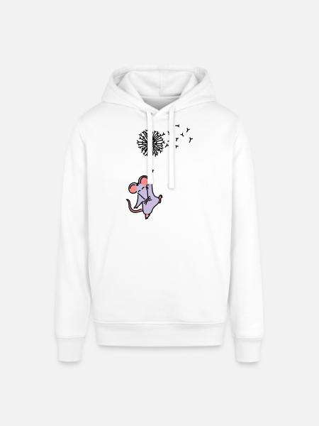 Pusteblumenmäuschen - Stanley/Stella Unisex Hoodie SOUNDER - Weiß