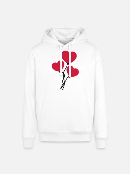 Balloon - Stanley/Stella SOUNDER Unisex Hoodie - white