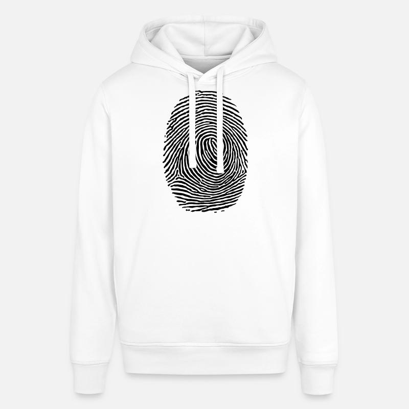 Empreinte digitale - Empreinte digitale - Sweat à capuche SOUNDER Stanley/Stella Unisexe - blanc
