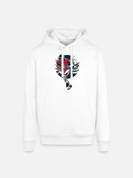 Zombie Footlball - Stanley/Stella Unisex Hoodie SOUNDER - Weiß