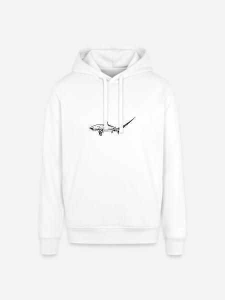 Elegant thresher shark - Stanley/Stella SOUNDER Unisex Hoodie - white