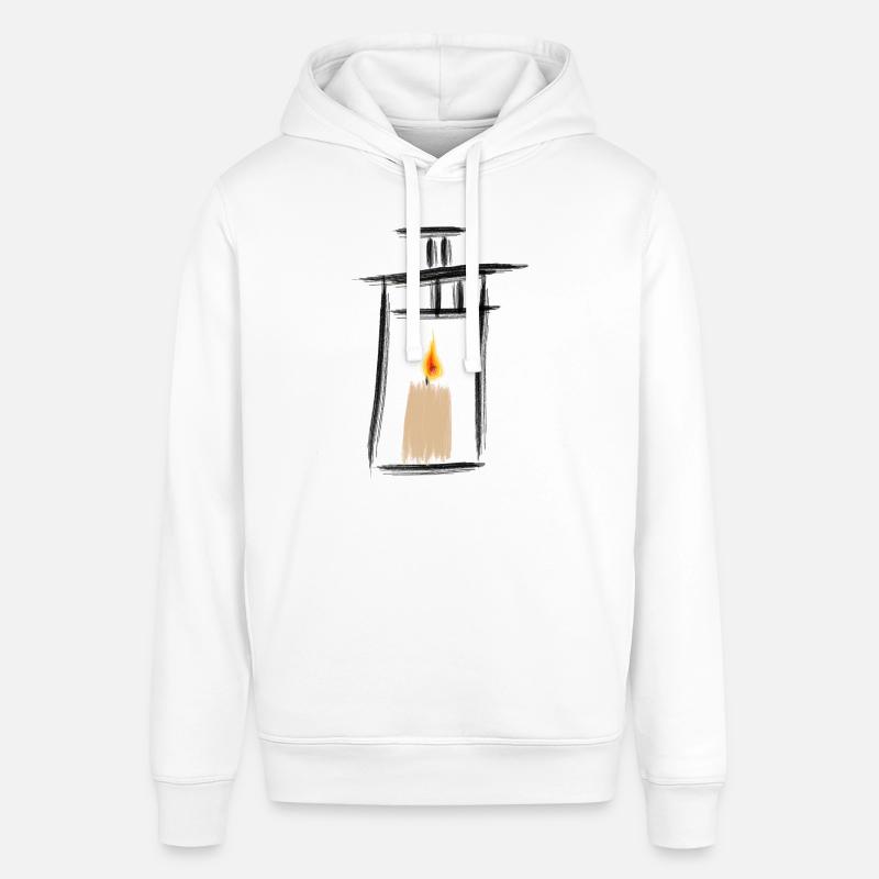 lanterne - Sweat à capuche SOUNDER Stanley/Stella Unisexe - blanc