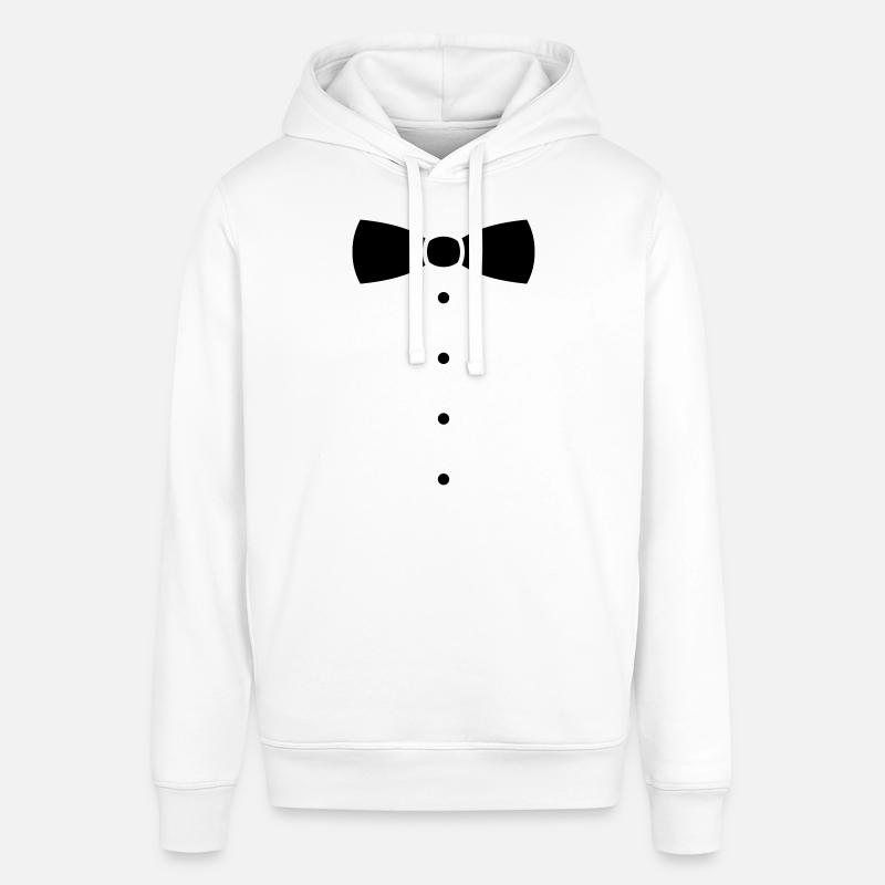 Fliege oder Krawatte Kostüm. - Stanley/Stella Unisex Hoodie SOUNDER - Weiß