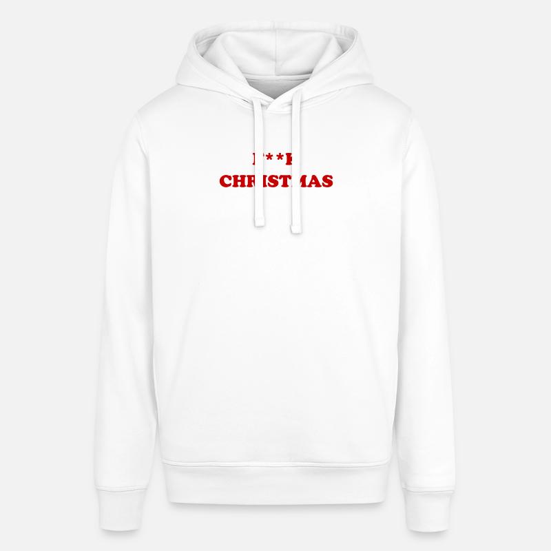 F**K Christmas - Stanley/Stella SOUNDER Unisex Hoodie - white