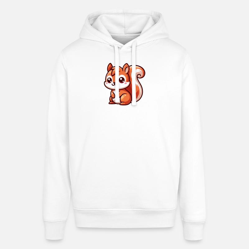 Petit Ecureuil Mignon - Sweat à capuche SOUNDER Stanley/Stella Unisexe - blanc