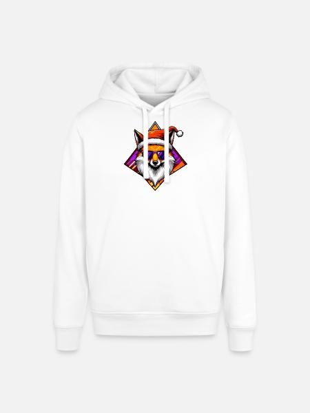Fuchs Santa Swag - Stanley/Stella Unisex Hoodie SOUNDER - Weiß