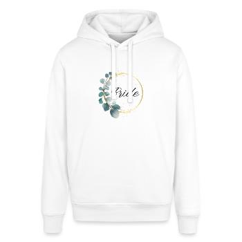 Bride Shirt JGA - Stanley/Stella Unisex Hoodie SOUNDER - Weiß - Vorne - Alina (178cm) & Michal (187cm)