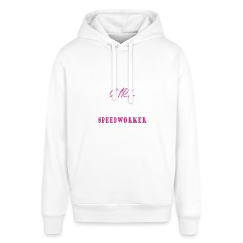 Marathon - Stanley/Stella Unisex Hoodie SOUNDER - Weiß - Vorne - Alina (178cm) & Michal (187cm)