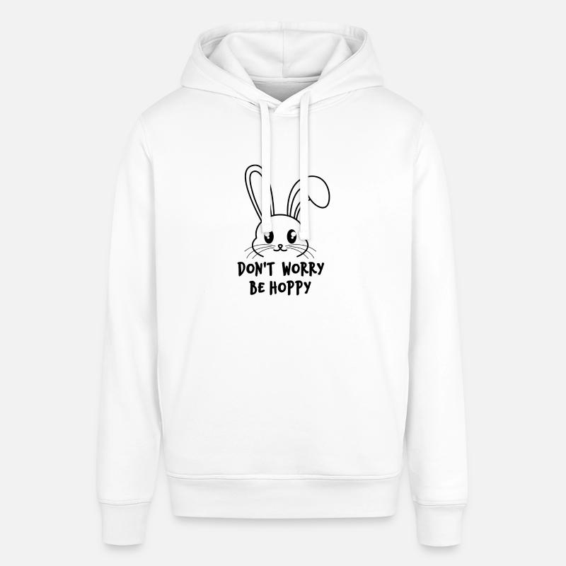 Ne t'inquiète pas sois houblonnée - Sweat à capuche SOUNDER Stanley/Stella Unisexe - blanc