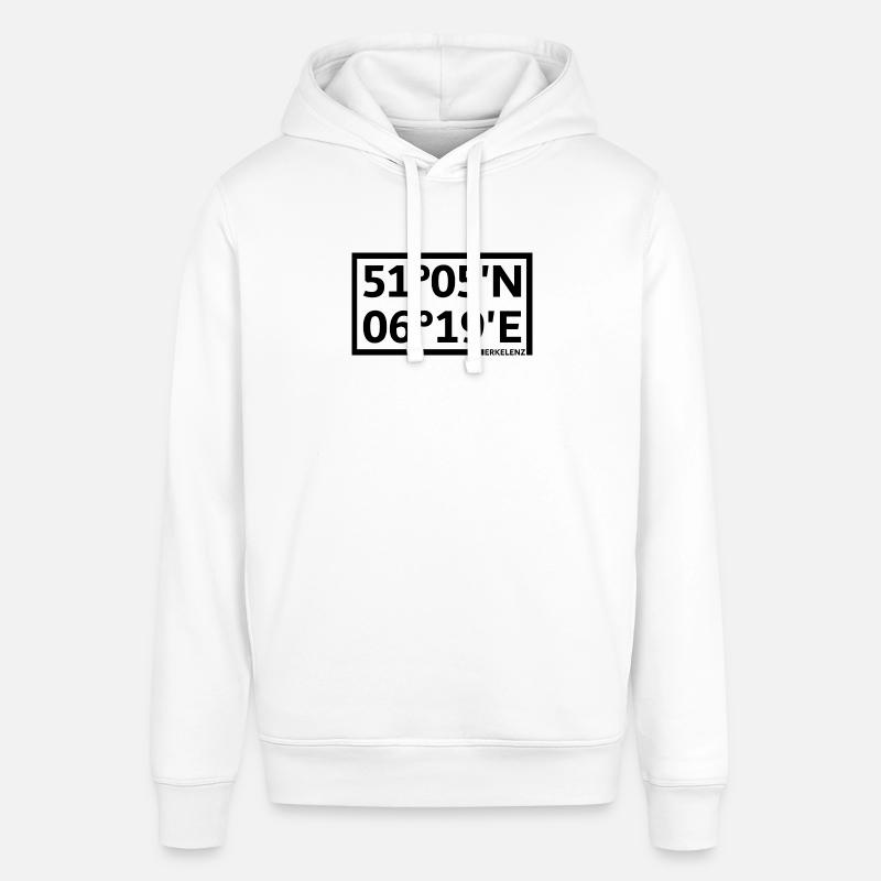 Coordonnées d’Erkelenz - Sweat à capuche SOUNDER Stanley/Stella Unisexe - blanc