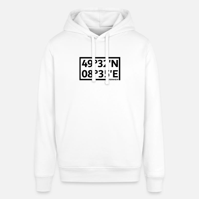Coordonnées de Viernheim - Sweat à capuche SOUNDER Stanley/Stella Unisexe - blanc