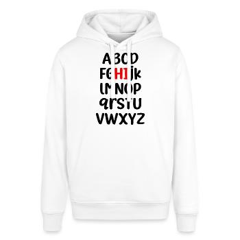 ABCD HI - Stanley/Stella SOUNDER Unisex Hoodie - white - Front - Alina (178cm) & Michal (187cm)