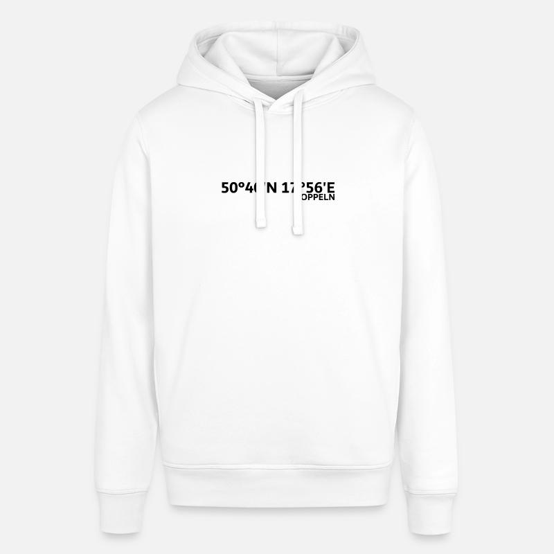 Coordonnées d’Opole - Sweat à capuche SOUNDER Stanley/Stella Unisexe - blanc