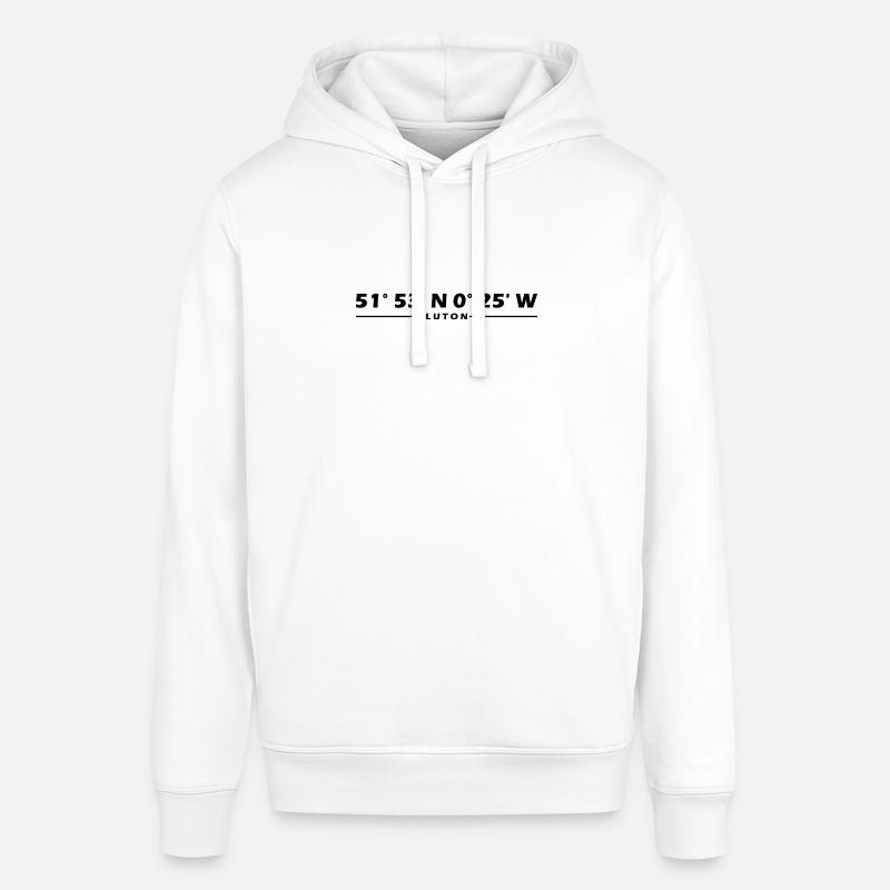 Coordonnées de Luton - Sweat à capuche SOUNDER Stanley/Stella Unisexe - blanc