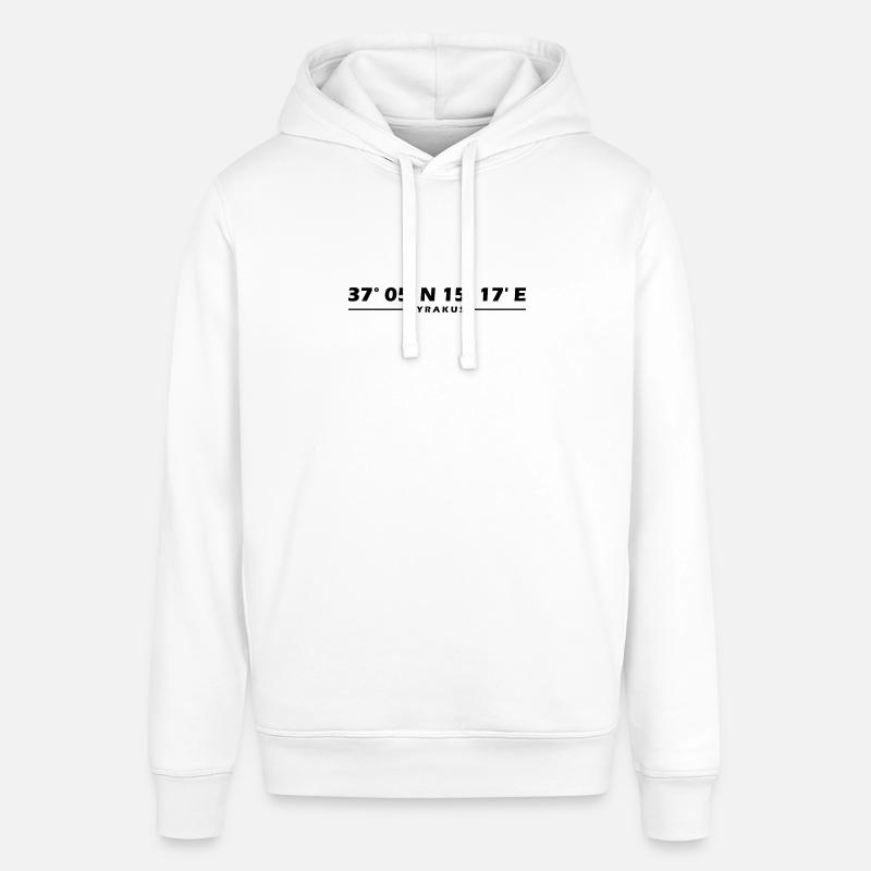 Coordonnées de Syracuse - Sweat à capuche SOUNDER Stanley/Stella Unisexe - blanc