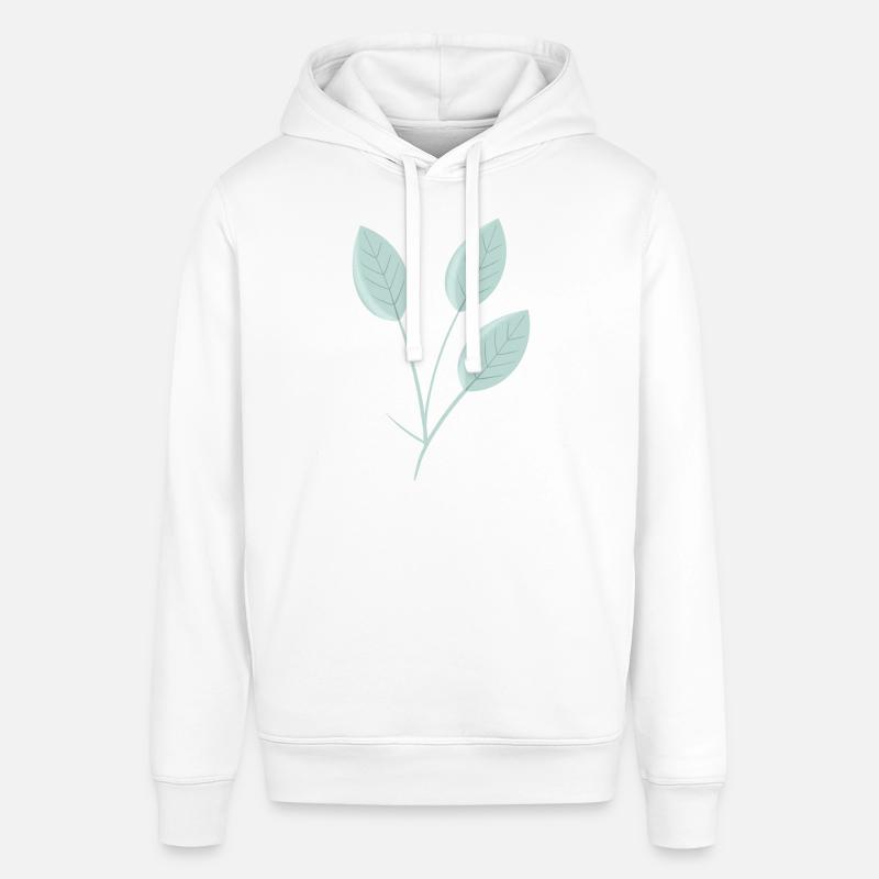 Feuilles Feuilles Branche Branche - Sweat à capuche SOUNDER Stanley/Stella Unisexe - blanc