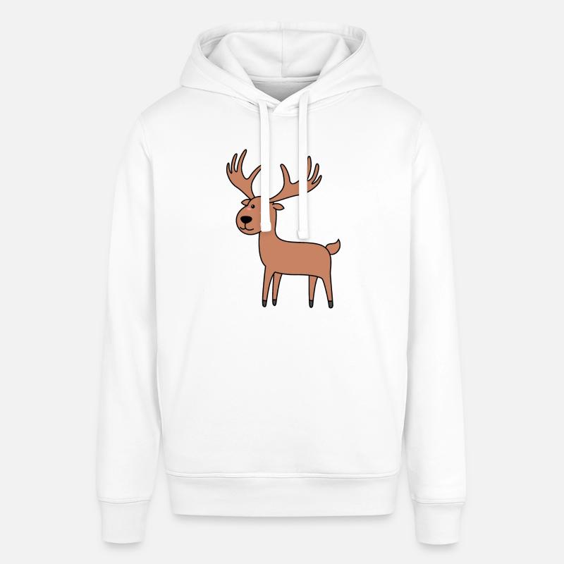 Moose Comic Animal - Sweat à capuche SOUNDER Stanley/Stella Unisexe - blanc