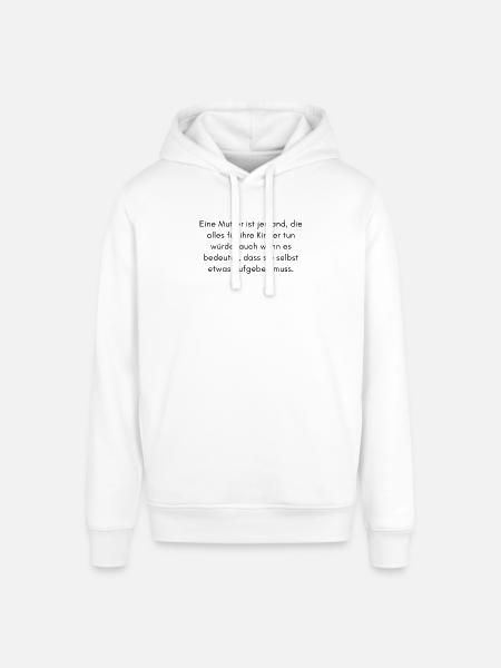Mama Mutterliebe - Stanley/Stella Unisex Hoodie SOUNDER - Weiß