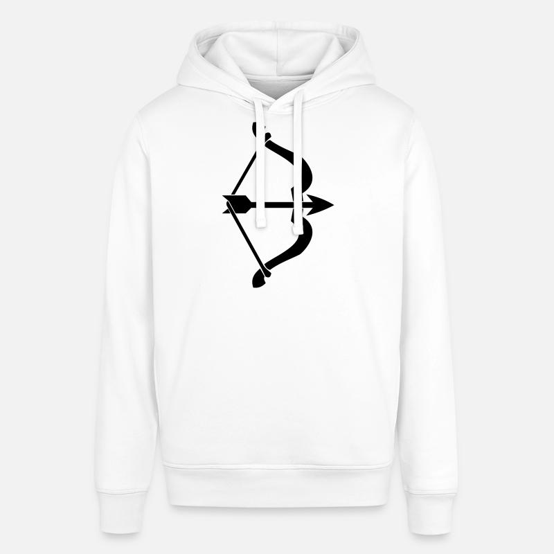 Arc et flèche - Sweat à capuche SOUNDER Stanley/Stella Unisexe - blanc