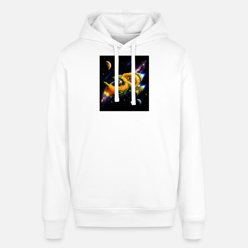 Aventure spatiale Citrus - Sweat à capuche SOUNDER Stanley/Stella Unisexe - blanc