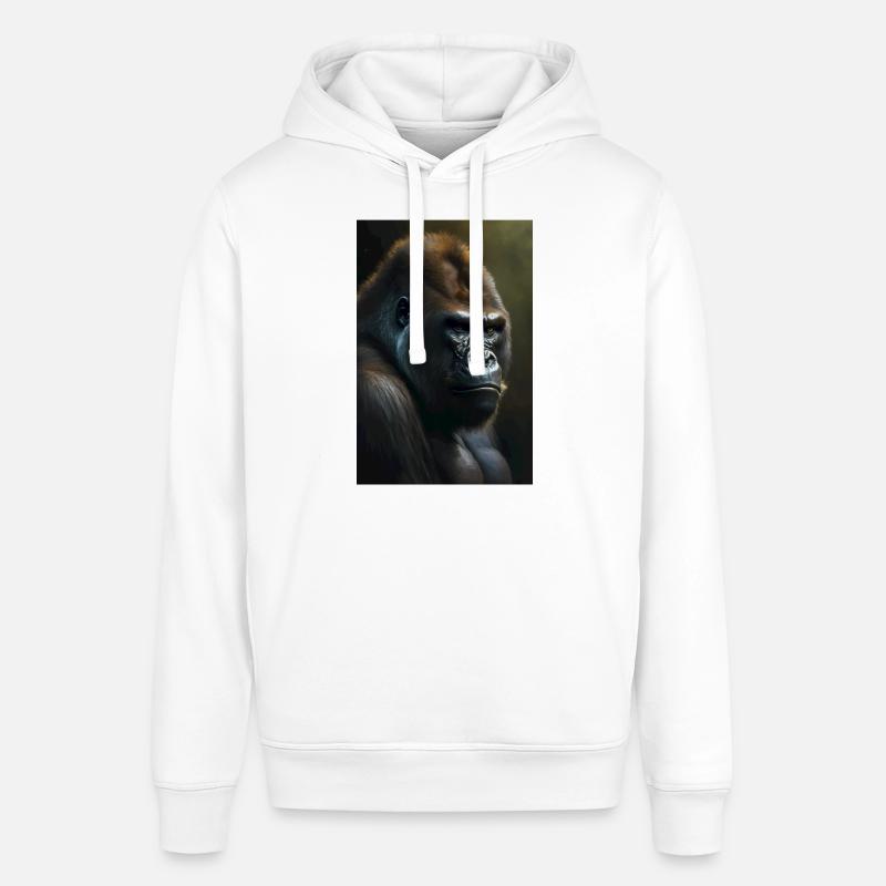 Gorilla Monkey Cool - Sweat à capuche SOUNDER Stanley/Stella Unisexe - blanc
