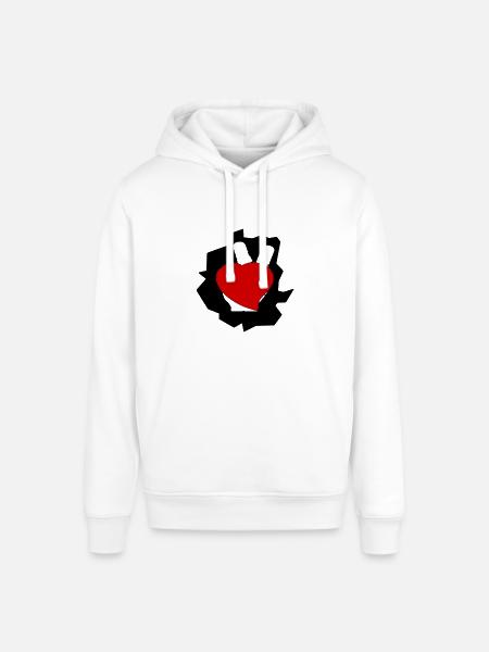liebe grüße an - Stanley/Stella Unisex Hoodie SOUNDER - Weiß