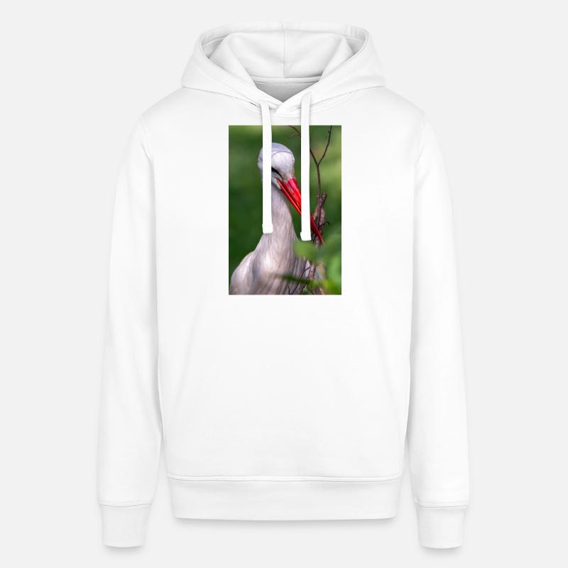 Weißstorch oder Klapperstorch - Stanley/Stella Unisex Hoodie SOUNDER - Weiß
