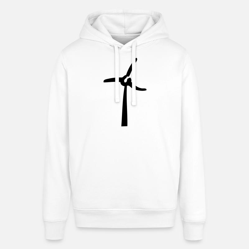Windmill, éolienne, Windrad - Stanley/Stella Unisex Hoodie SOUNDER - Weiß