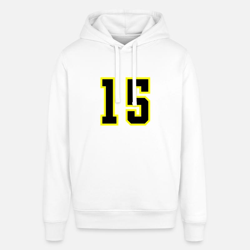 Maillot à 15 numéros - Sweat à capuche SOUNDER Stanley/Stella Unisexe - blanc
